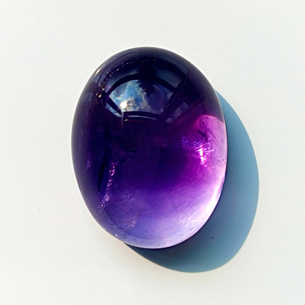 Amethyst 21x16mm Oval Gemstone