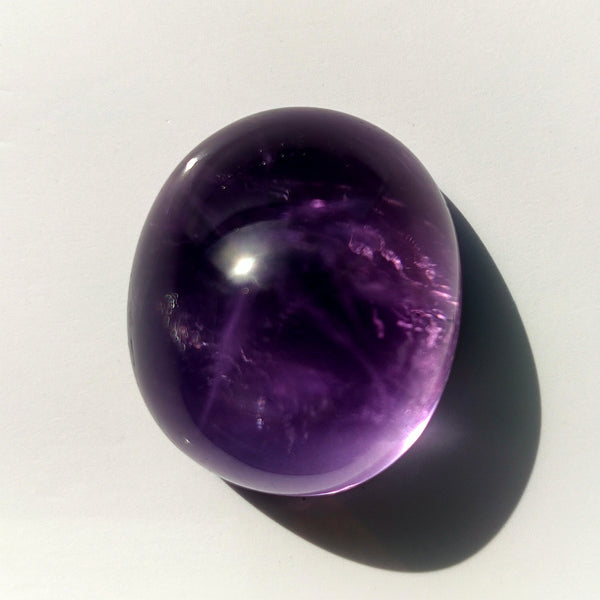 Amethyst 20x17mm Oval Gemstone