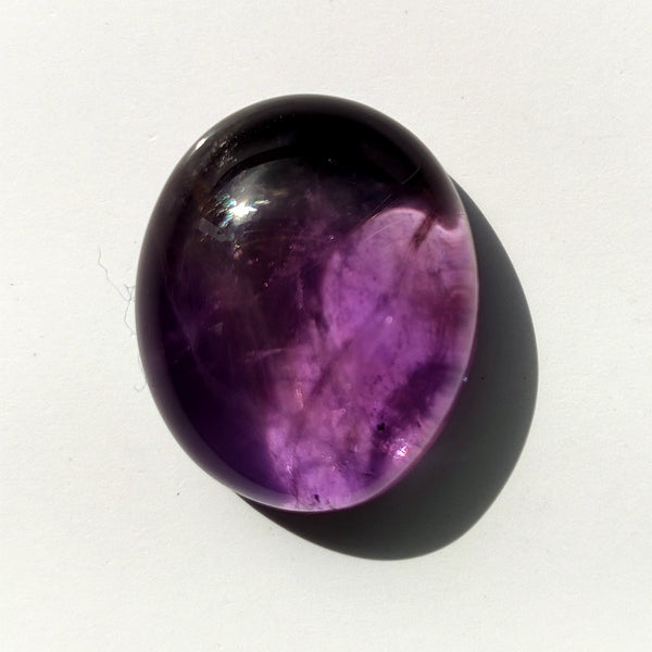 Amethyst 18x15mm Oval Gemstone