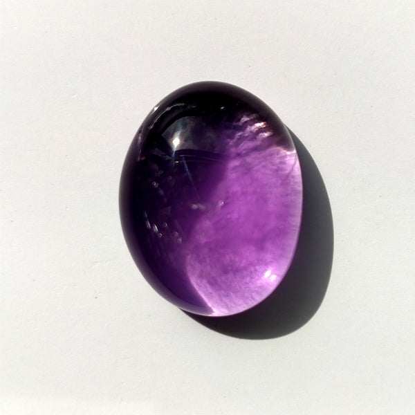 Amethyst 18x14mm Oval Gemstone