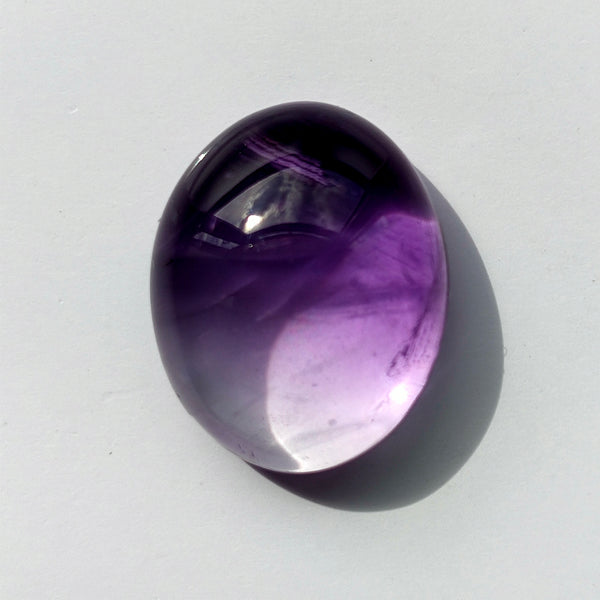 Amethyst 17x14mm Oval Gemstone