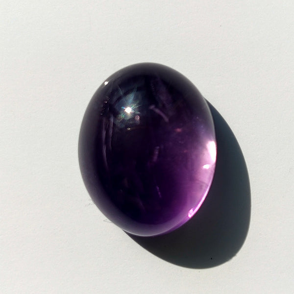 Amethyst 15x12mm Oval Gemstone