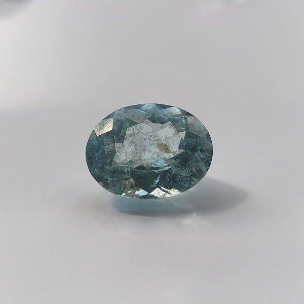 Aquamarine 14x11mm Oval Faceted Gemstone