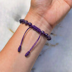 Amethyst Hand-Knotted Bracelet | The Guardian of Clarity