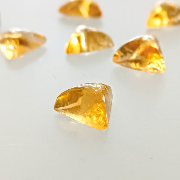 Citrine 9mm Triangular Cabochon