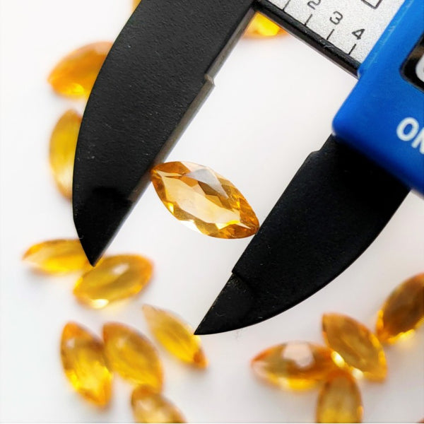 Citrine 12x6mm Marquise Cut Faceted