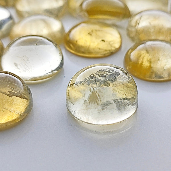 Citrine 12mm Round Cabochon