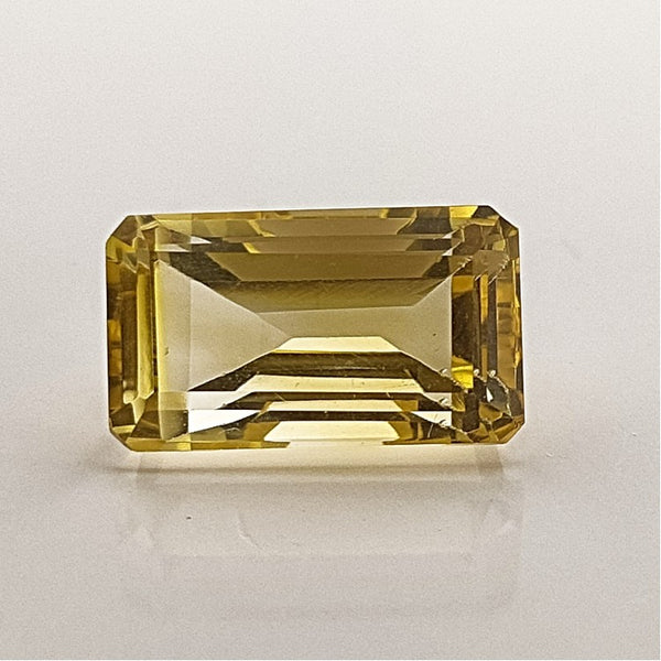 Citrine 15x9mm Emerald Cut Gemstone
