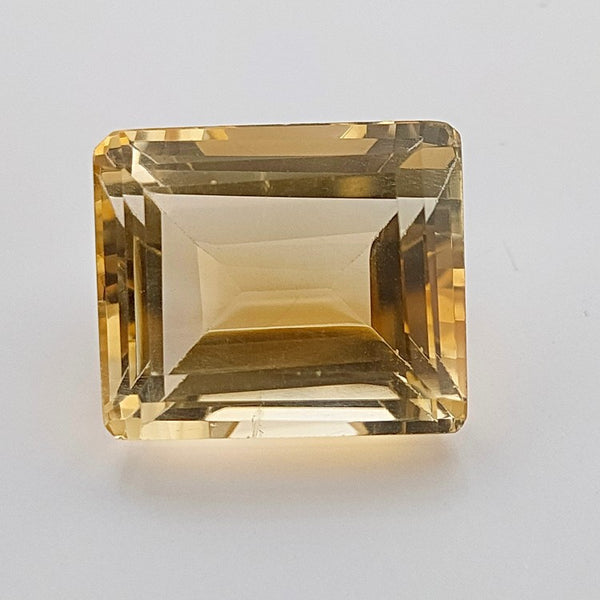 Citrine 18x15mm Emerald Cut Gemstone
