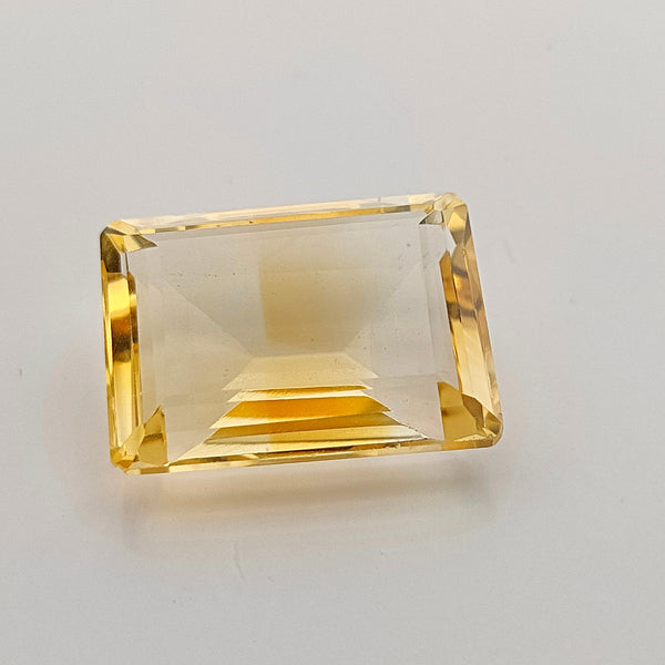 Citrine 20x15mm Emerald Cut Gemstone