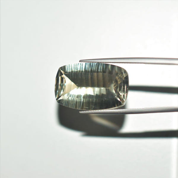 Smoky Quartz Rectangular Fantasy Cut Gemstone