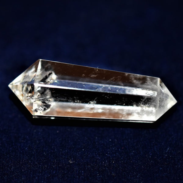 Quartz Crystal 46x15x12mm Double Terminated Gemstone Wand
