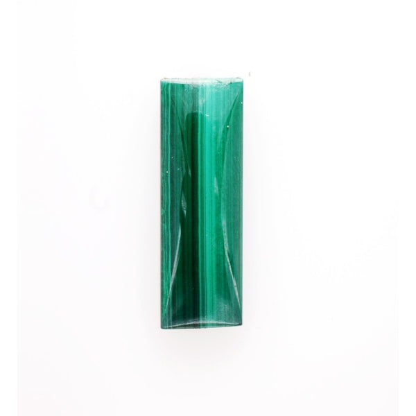 Malachite 20x8mm Rectangular Gemstone Cabochon