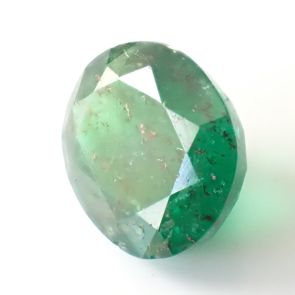 Emerald 8.6x7.1mm Oval Faceted Gemstone
