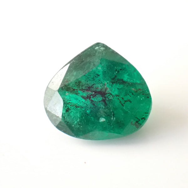 Emerald 6.2x5.6mm Pear Cut Gemstone
