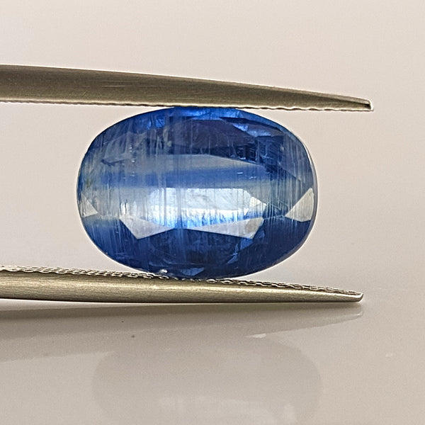 Kyanite 12.5x9mm Oval Faceted Gemstone