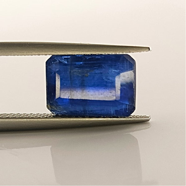 Kyanite 10.8x7.4mm Emerald Cut Gemstone