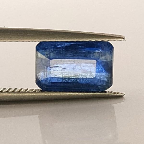 Kyanite 10.7x6.7mm Emerald Cut Gemstone