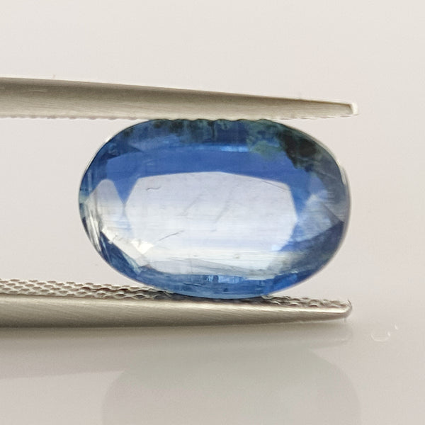 Kyanite 11.4x7.7mm Oval Faceted Gemstone