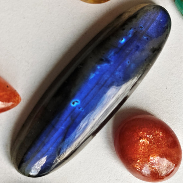 Labradorite 50x16mm Oval Cabochon