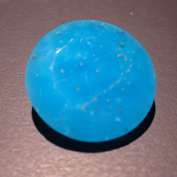 Blue Opal (Peruvian) 25mm Faceted Round Gemstone