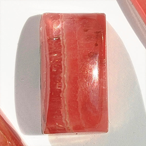 Natural Rhodochrosite Cabochon – Rectangular – 16x9mm (RCS0024)