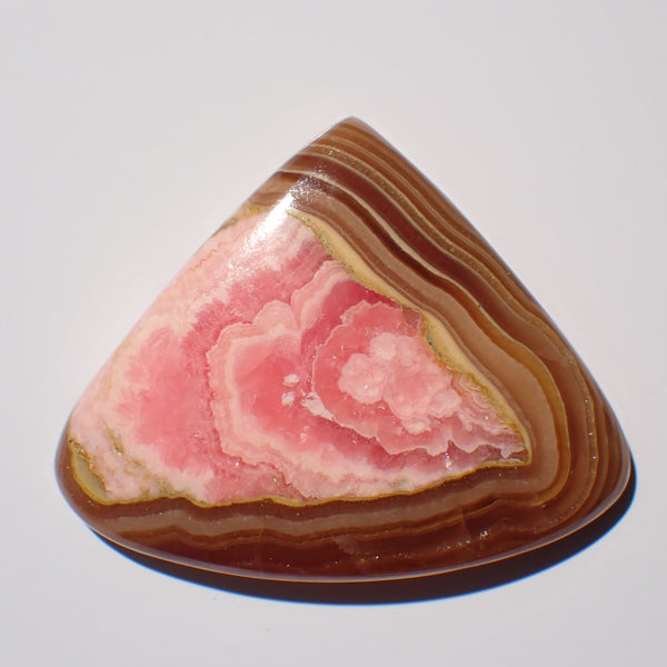 Natural Rhodochrosite Cabochon – Pear Cut – 43x35mm (RCS0027)
