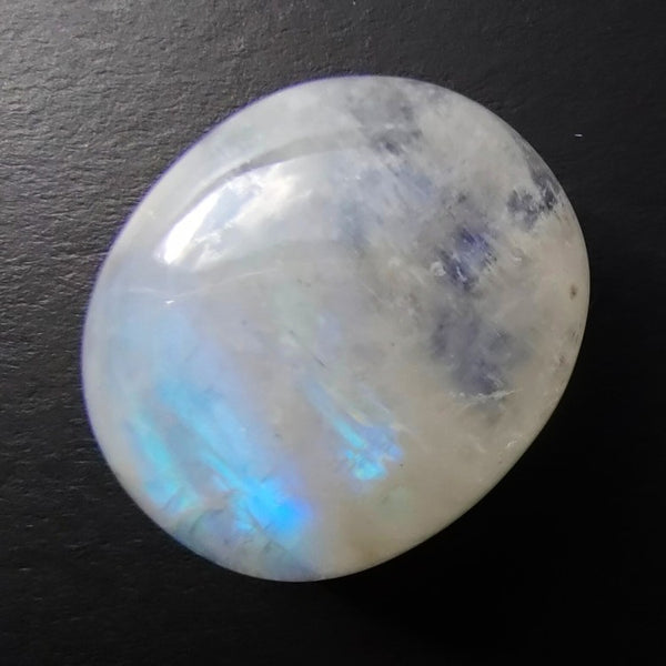 Rainbow Moonstone 21x18mm Oval Gemstone Cabochon