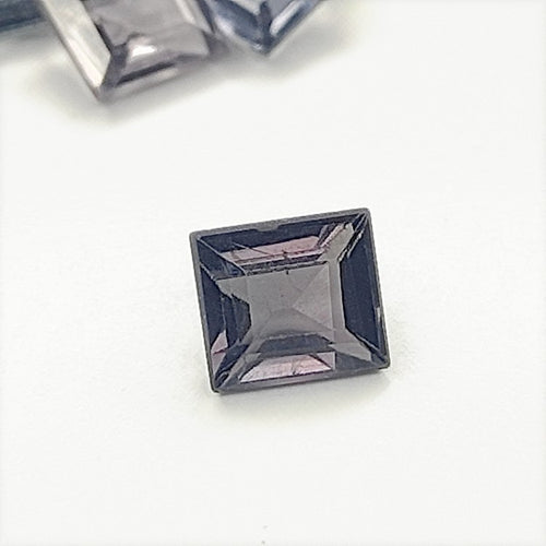 Spinel (Grey) 5.7x5mm Rectangular Faceted Gemstone