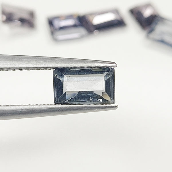 Natural Grey Spinel Rectangular Faceted Single Stone | 7x4mm (0.85 ct) – SPN0013