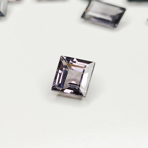 Natural Grey Spinel Rectangular Faceted Single Stone | 5.3x4.9mm (0.9 ct) – SPN0019