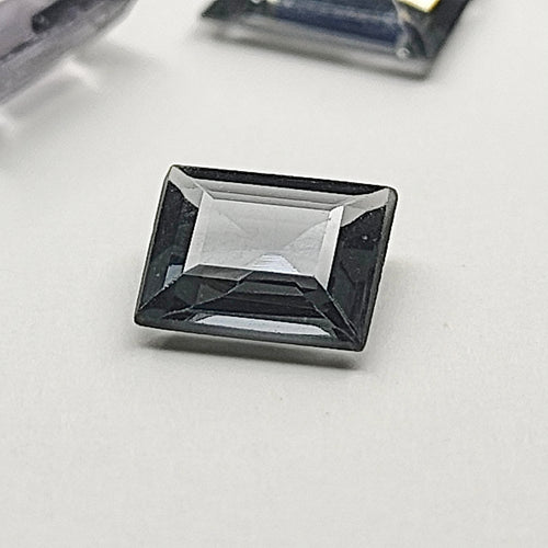 Spinel (Grey) 5.8x4.9mm Rectangular Faceted Gemstone