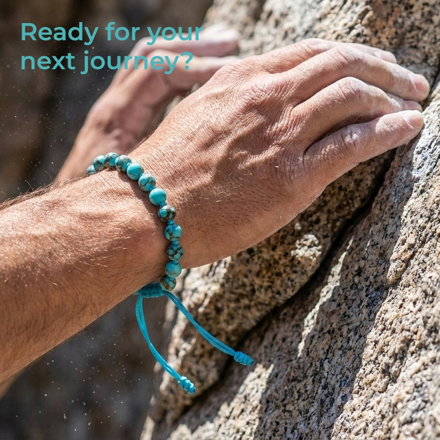 Turquoise Hand-Knotted Bracelet | The Master Healer