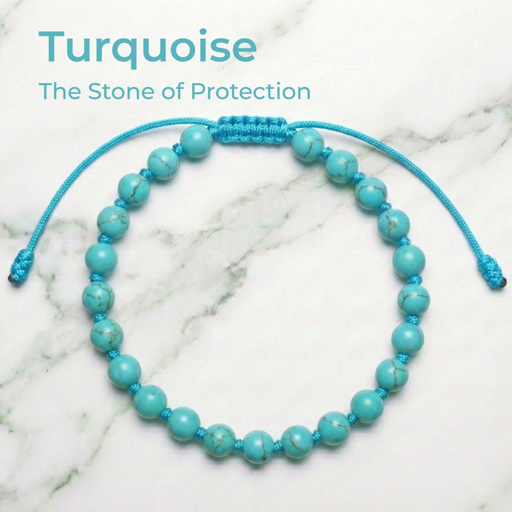 Turquoise Hand-Knotted Bracelet | The Master Healer