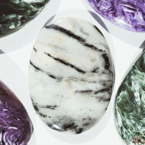 Zebra Jasper 38x28mm Oval Cabochon