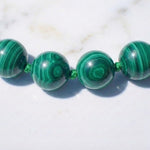 Malachite Hand-Knotted Bracelet | The Stone of Transformation