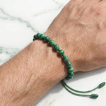Malachite Hand-Knotted Bracelet | The Stone of Transformation